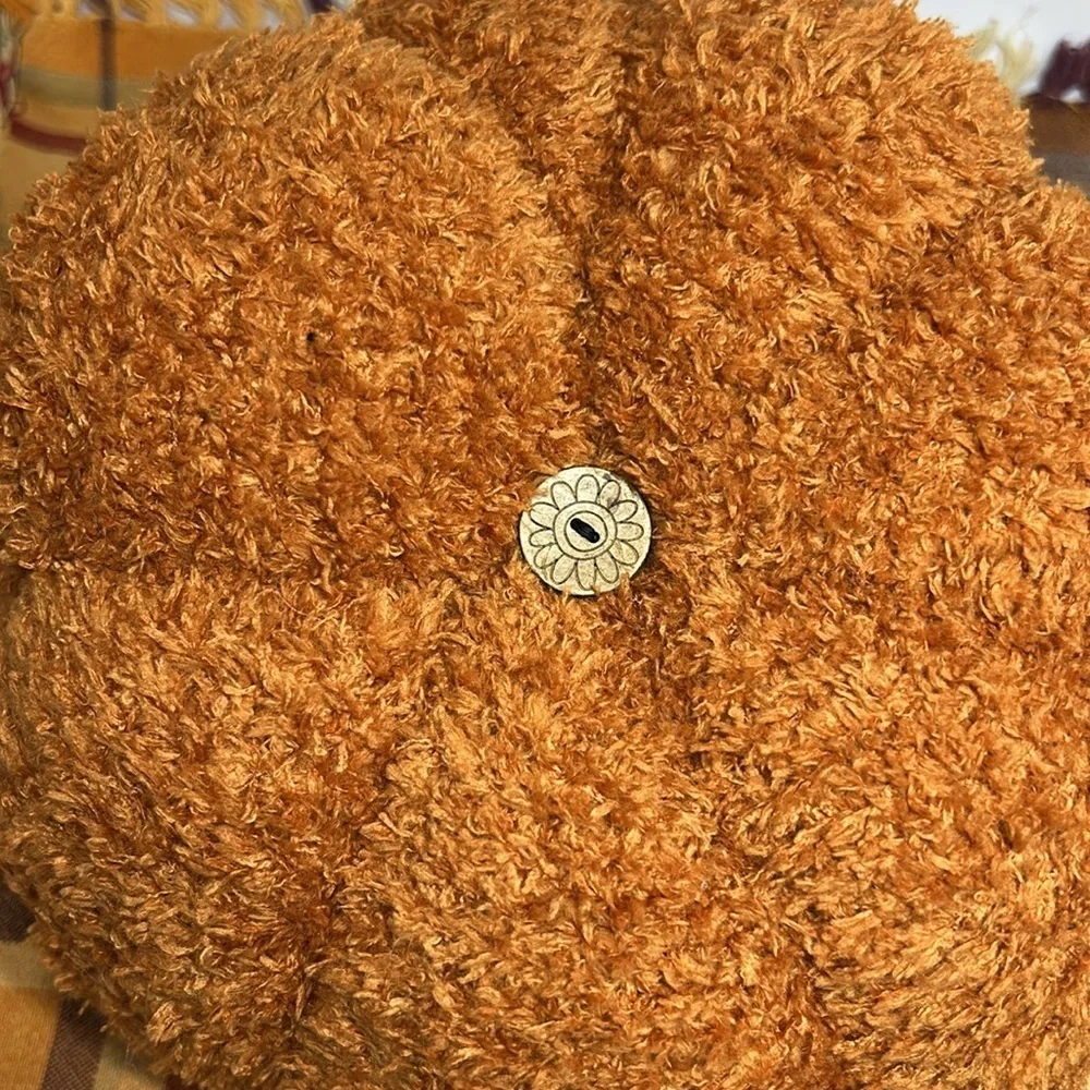 Handmade stuffed pumpkin